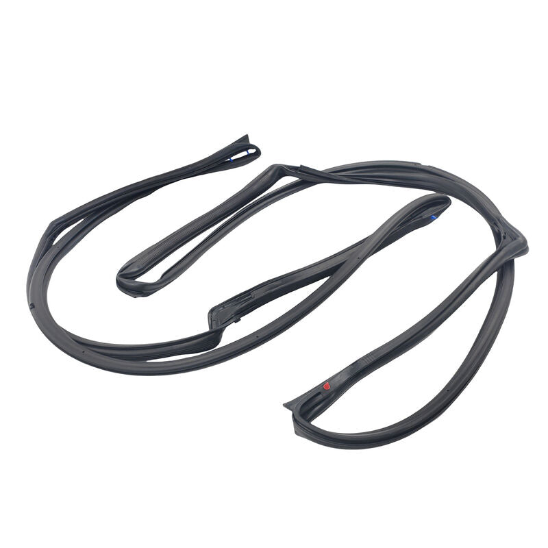2 Pcs Front Door Weatherstrip Gasket Seal Fit For Jeep Wrangle JK 2007-2018 55395274AW RUBBER-JP001 - Machter