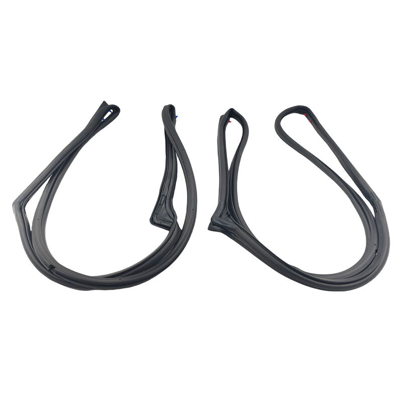 2 Pcs Front Door Weatherstrip Gasket Seal Fit For Jeep Wrangle JK 2007-2018 55395274AW RUBBER-JP001 - Machter