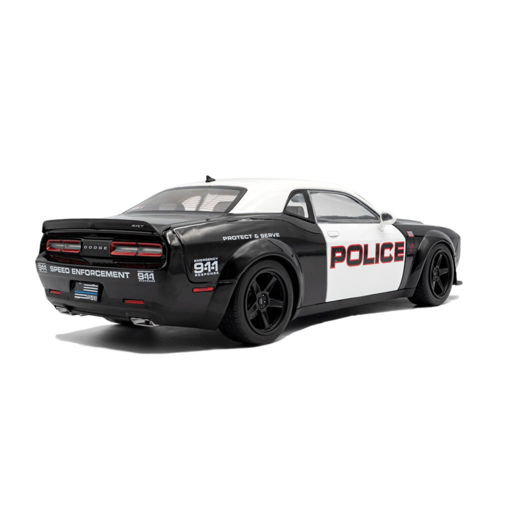 2023 Dodge Challenger R/T Scat Pack Widebody Police Diecast Model Car 1:18 Scale (Approx. 25cm) Collectible | Universal Auto Spares