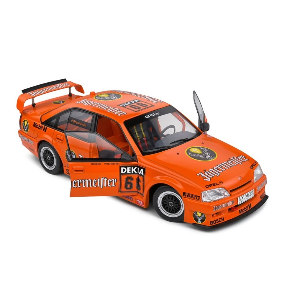 1991 Opel Omega Evo 500 #66 P. Oberndorfer DTM Orange Diecast Model Car 1:18 Scale (Approx. 25cm) Collectible | Universal Auto Spares