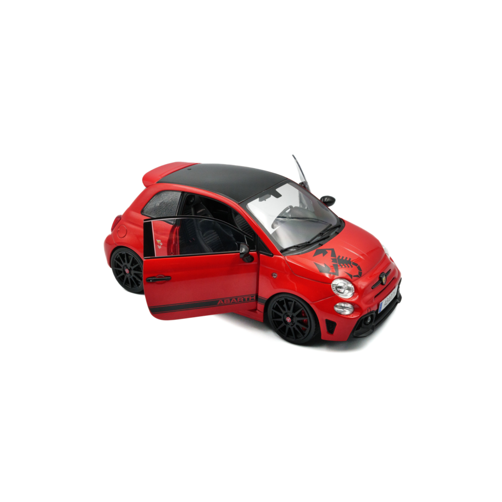 2022 Fiat Abarth F595 Rosso Marenello Diecast Model Car 1:18 Scale (Approx. 25cm) Collectible | Universal Auto Spares