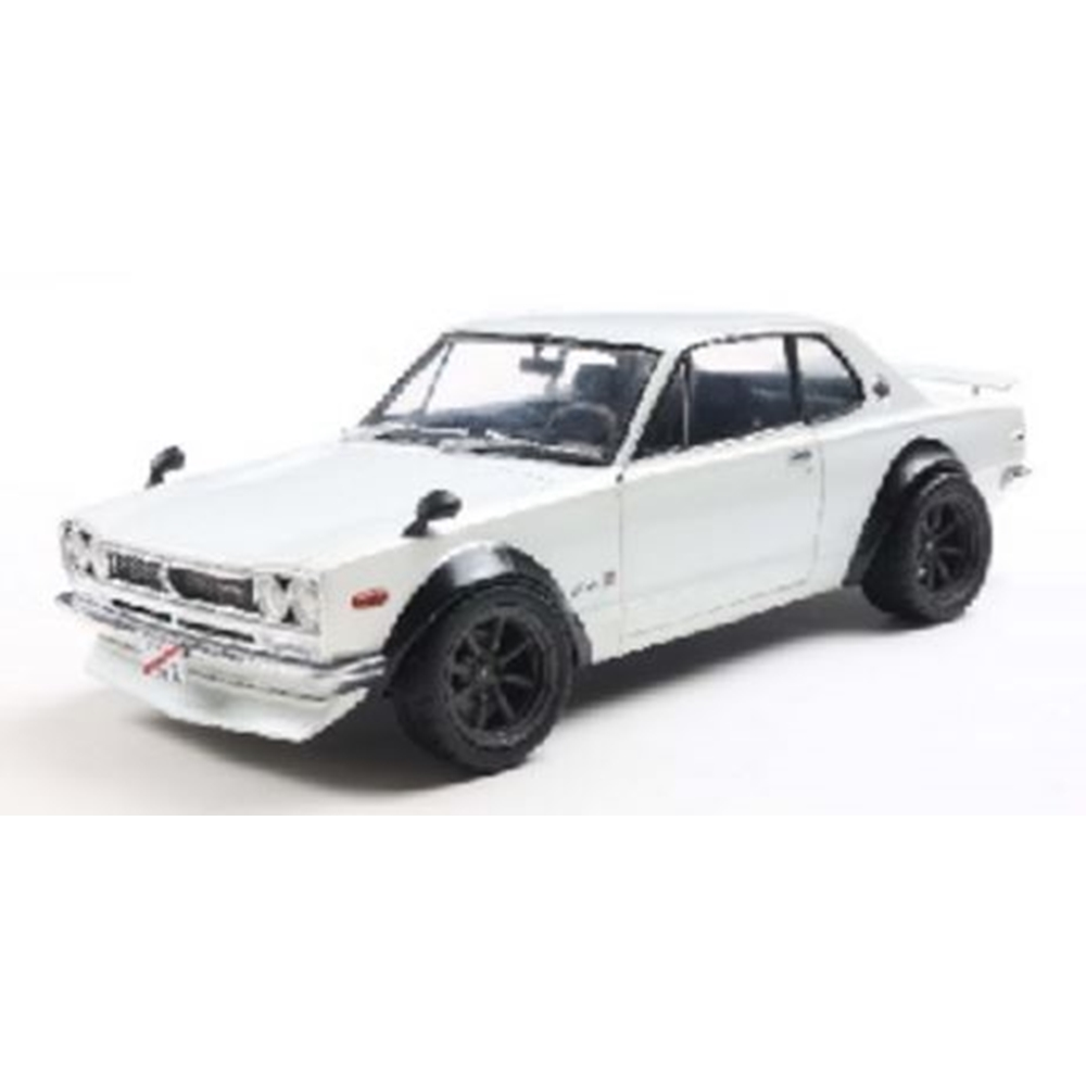 1970 Nissan Skyline C10 Hakosuka White Diecast Model Car 1:18 Scale (Approx. 25cm) Collectible | Universal Auto Spares