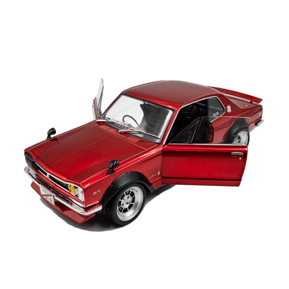 1970 Nissan Skyline C10 Hakosuka Red Diecast Model Car 1:18 Scale (Approx. 25cm) Collectible | Universal Auto Spares