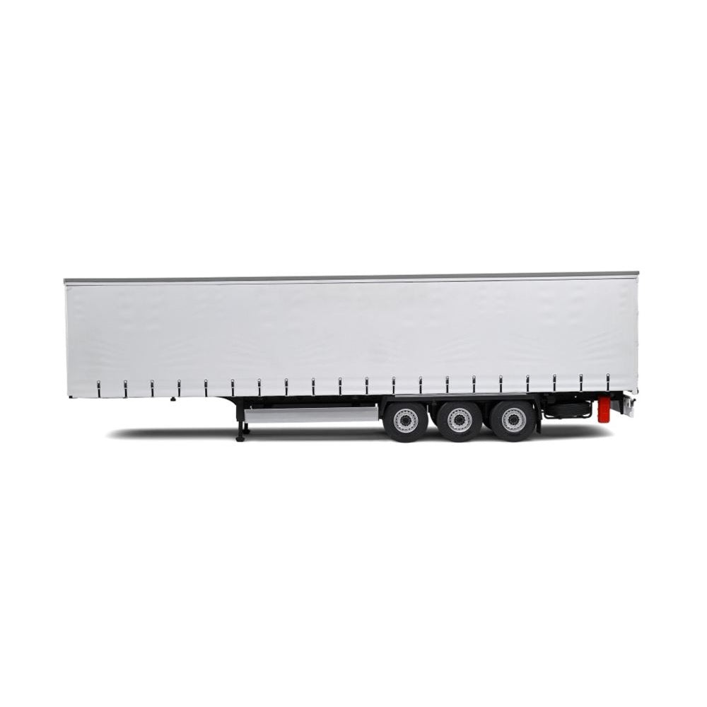 Curtain Semi Trailer White/Plastic Diecast Model Truck 1:24 Scale (Approx. 18–20cm) Collectible | Universal Auto Spares