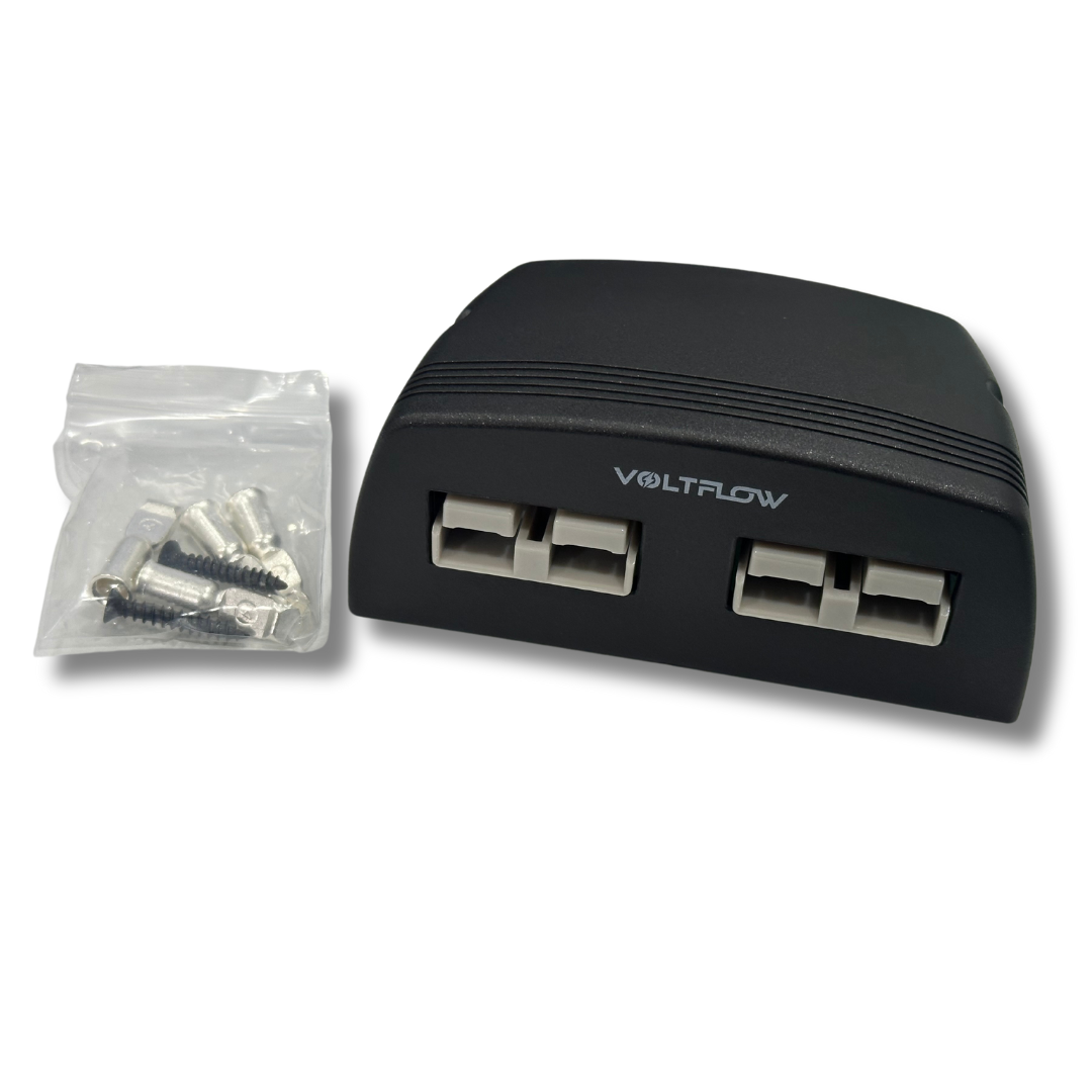 Anderson Style Surface Mount Dual 50 AMP Grey - VoltFlow