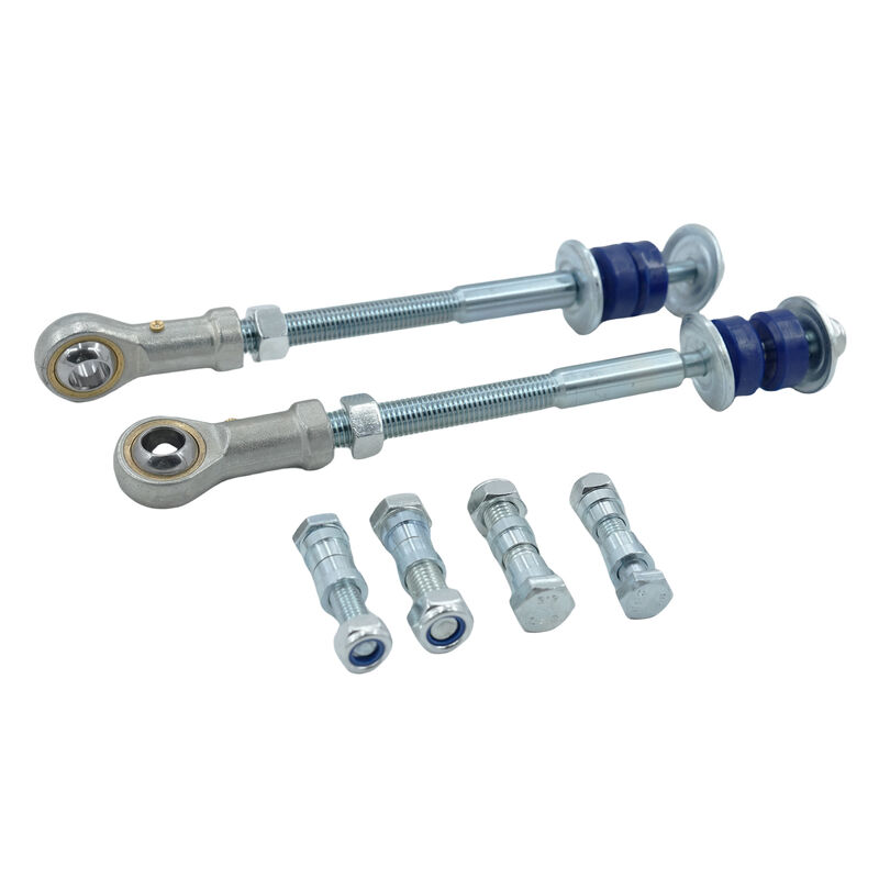 Swaybar Link Front + Rear Extended Threaded Fit For Nissan Patrol GQ Y60 For Ford Maverick DA For Jeep Wrangler TJ SBLK-NS003 - Machter