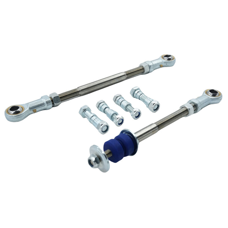 Swaybar Link Front + Rear Extended Threaded Fit For Nissan Patrol GQ Y60 For Ford Maverick DA For Jeep Wrangler TJ SBLK-NS003 - Machter