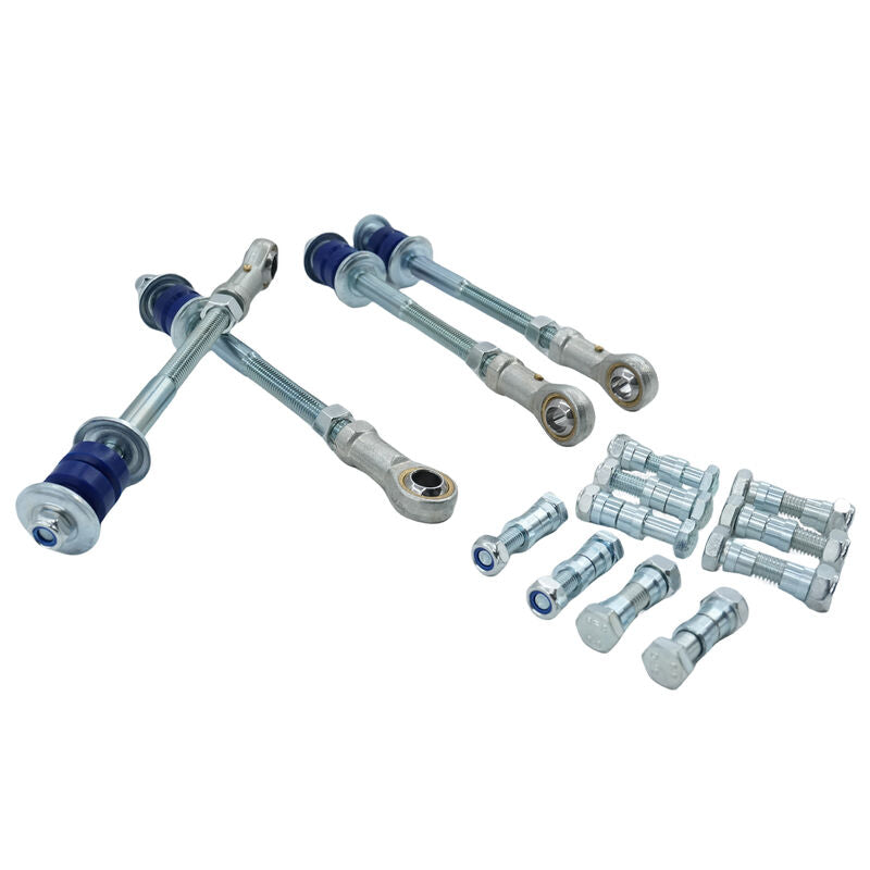 Swaybar Link Front + Rear Extended Threaded Fit For Nissan Patrol GQ Y60 For Ford Maverick DA For Jeep Wrangler TJ SBLK-NS003 - Machter