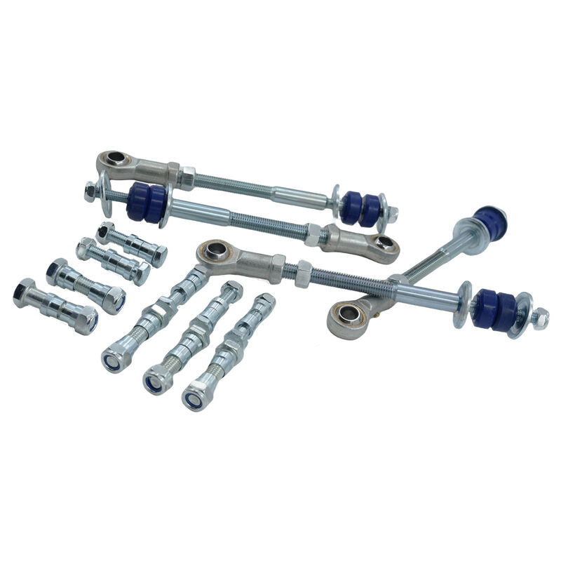 Swaybar Link Front + Rear Extended Threaded Fit For Nissan Patrol GQ Y60 For Ford Maverick DA For Jeep Wrangler TJ SBLK-NS003 - Machter