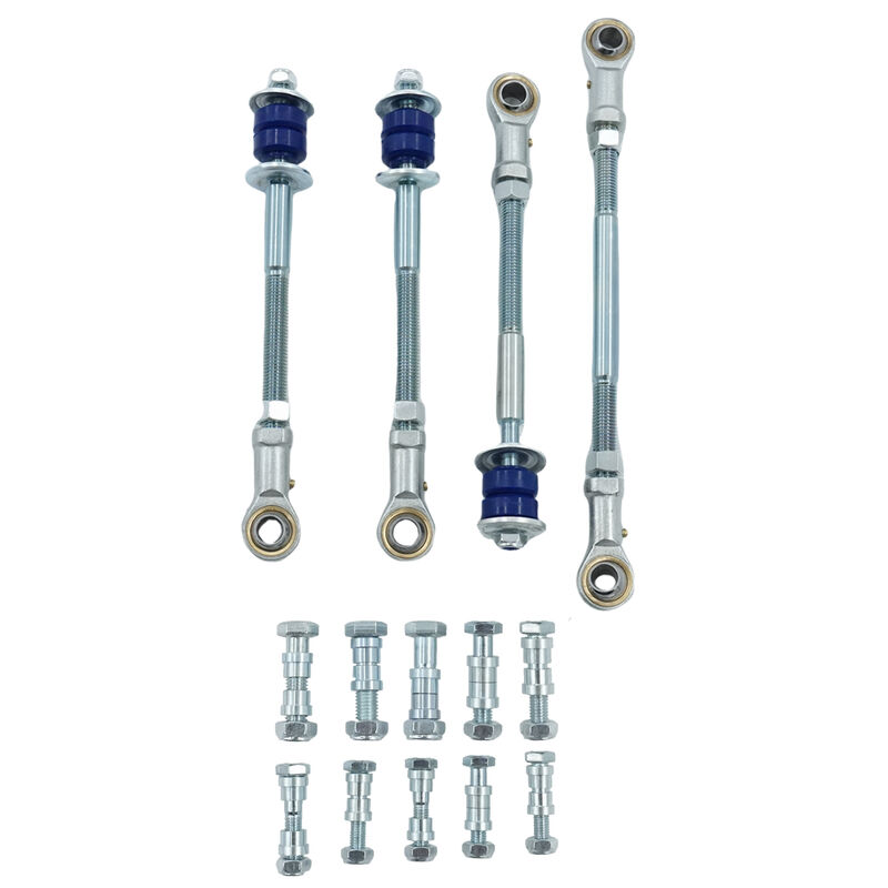 Swaybar Link Front + Rear Extended Threaded Fit For Nissan Patrol GQ Y60 For Ford Maverick DA For Jeep Wrangler TJ SBLK-NS003 - Machter