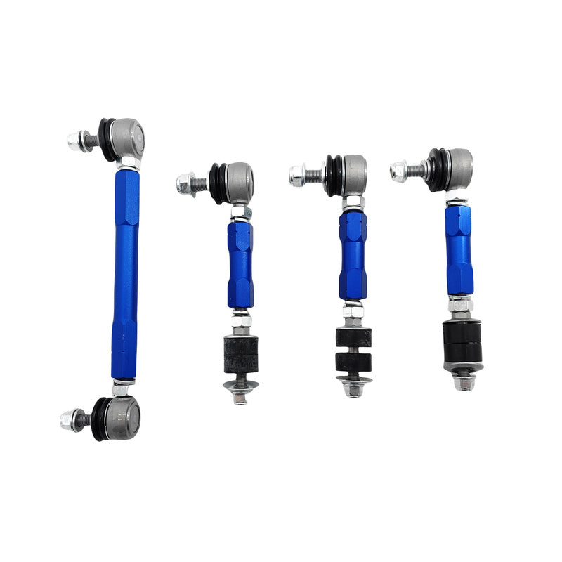 4 x Front & Rear Extended Sway Bar Link Fit For Nissan Patrol GQ GU Wagon 2-6" Lift - Machter