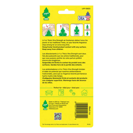 Big Extra Strength Air Freshener Black Ice 1 Pack - Little Tree
