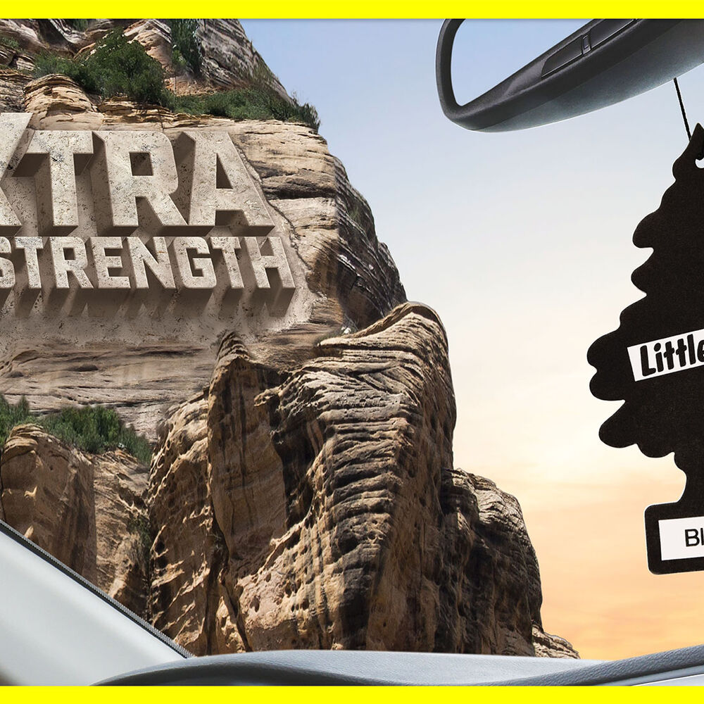 Big Extra Strength Air Freshener Black Ice 1 Pack - Little Tree
