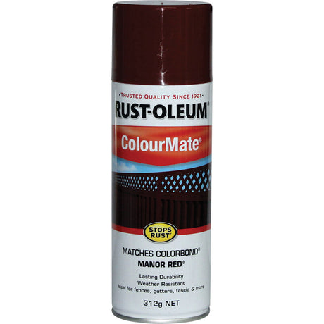 ColourMate Manor Red, Aerosol Paint 312g - Rust-Oleum