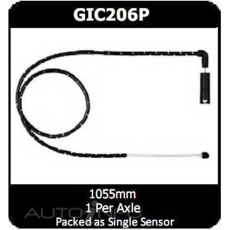 Disc Brake Electronic Wear Sensor GIC206P - Protex | Universal Auto Spares
