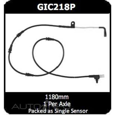 Rear Brake Pad Electronic Wear Sensor GIC218P - Protex | Universal Auto Spares