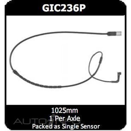 Disc Brake Electronic Wear Sensor GIC236P - Protex | Universal Auto Spares