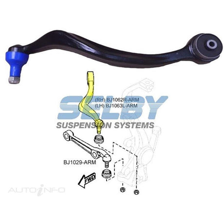 Caster Arm LWR (F) RH Mazda 6 GG GY 03-08 BJ1062R-ARM - Selby | Universal Auto Spares