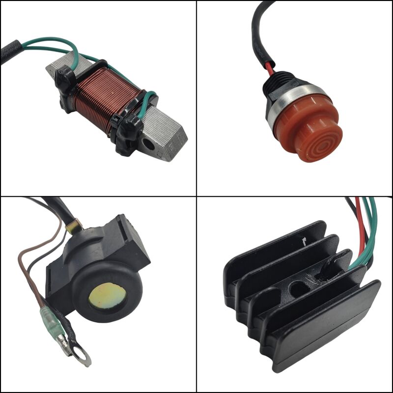 Electrical Start Conversion Kit Fit For Yamaha 2 Stroke 30HP Outboard 61N85550-10 SCKIT-YA001 - Machter