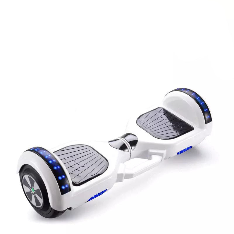 60cm Hoverboard Scooter Self Balancing Electric Hover Board Skateboard White SCOOTER-01W - Machter