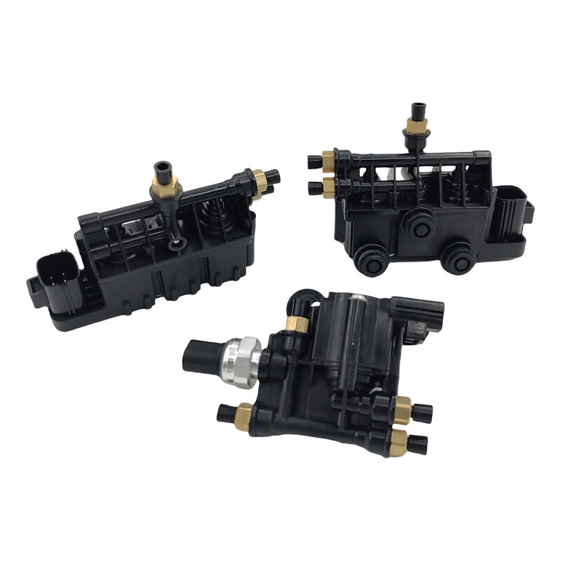 3 Pieces Air Suspension Solenoid Valve Block Fit For Land Rover Range Rover Sport Discovery LR3 LR4 - Machter