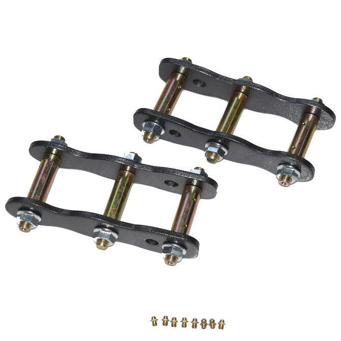 Rear 2" Lift Kit 50mm Extended Greasable Shackles Fit For Nissan Navara D22 4WD SHACKLE-NS001 - Machter
