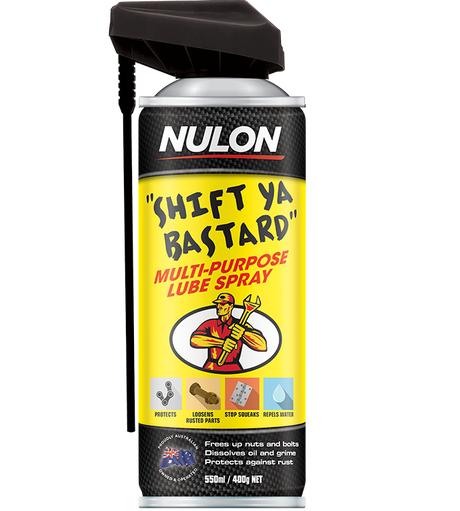 Shift Ya Bastard Multi-Purpose Lube Spray - Nulon | Universal Auto Spares