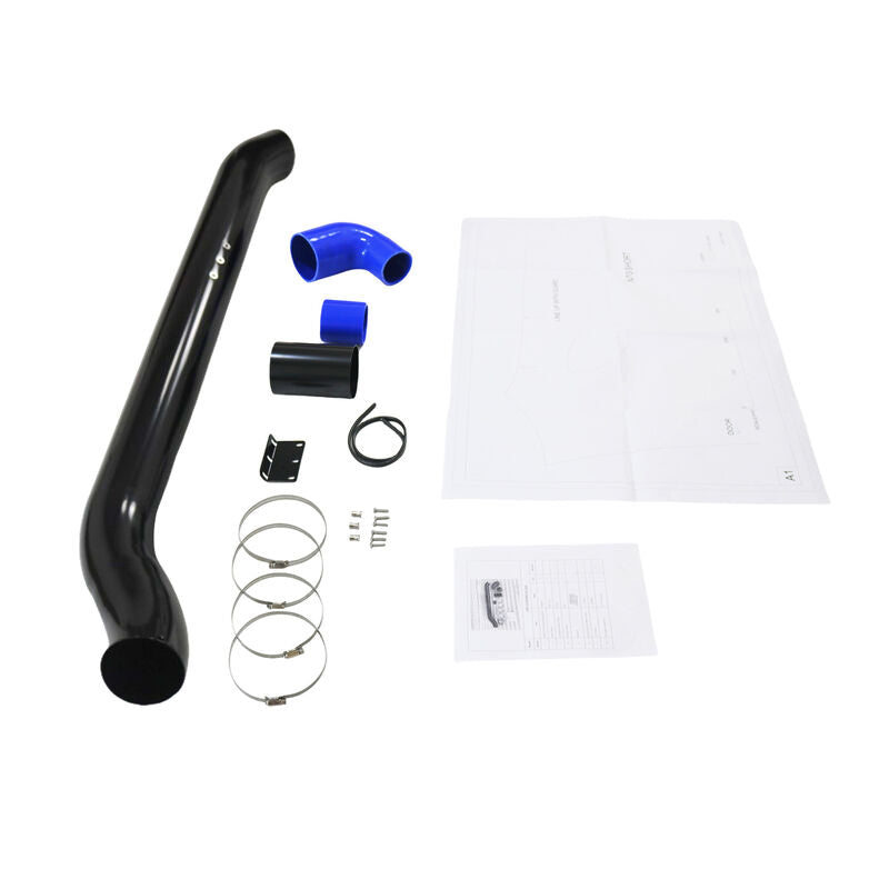 4" Stainless Snorkel Kit Fit For Toyota Hilux N70 2005-2015 Air Intake 4WD Black SNOK-TA011 - Machter