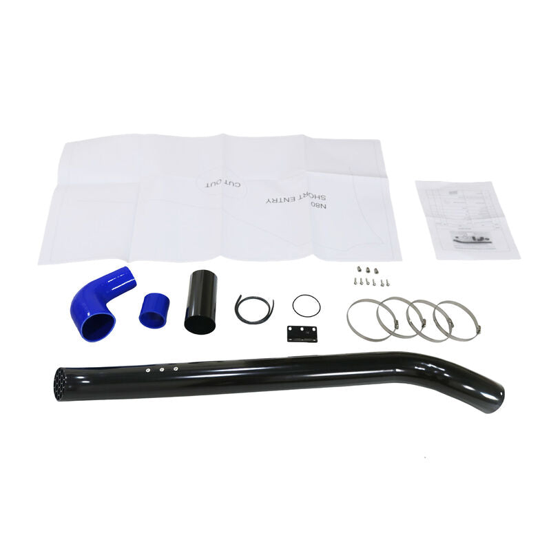 4" Black Grade 304 Stainless Steel Snorkel Fit For Toyota Hilux N80 2015-2023 SNOK-TA012 - Machter