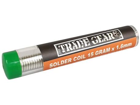 Lead Free Solder Coil 15 Gram x 1.6mm 40% TIN/60% - Trade Gear