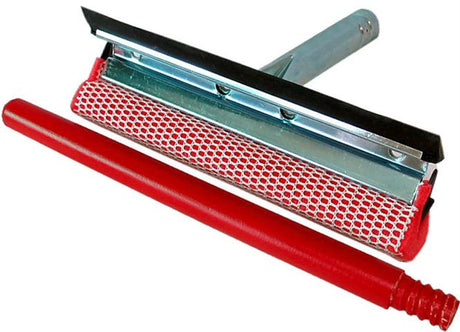 Squeegee 8" Metal Head with 12" Wooden Handle - AUTOKING | Universal Auto Spares