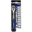 Socket & Ratchet Set 12 Piece MET 1/2" Drive 125mm Extension Bar - Tool King