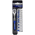 Socket & Ratchet Set 12 Piece MET 1/4" Drive 150mm Extension Bar - Tool King
