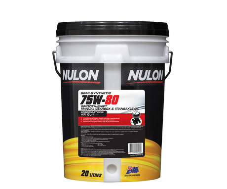 Semi Synthetic 75W-80 Smooth Shift Manual and Transaxle Oil - Nulon