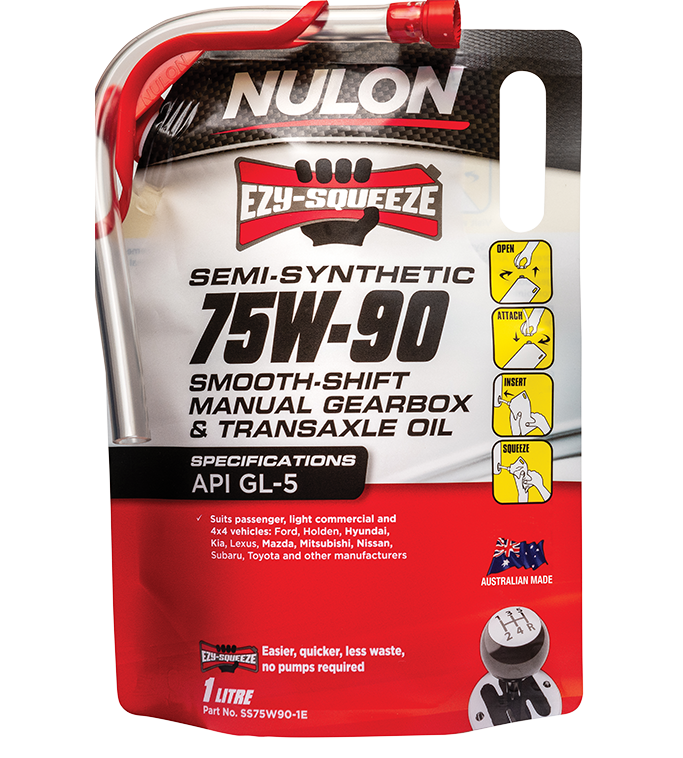 Semi Synthetic 75W-90 Smooth Shift Manual Gearbox & Transaxle Oil - Nulon 1L