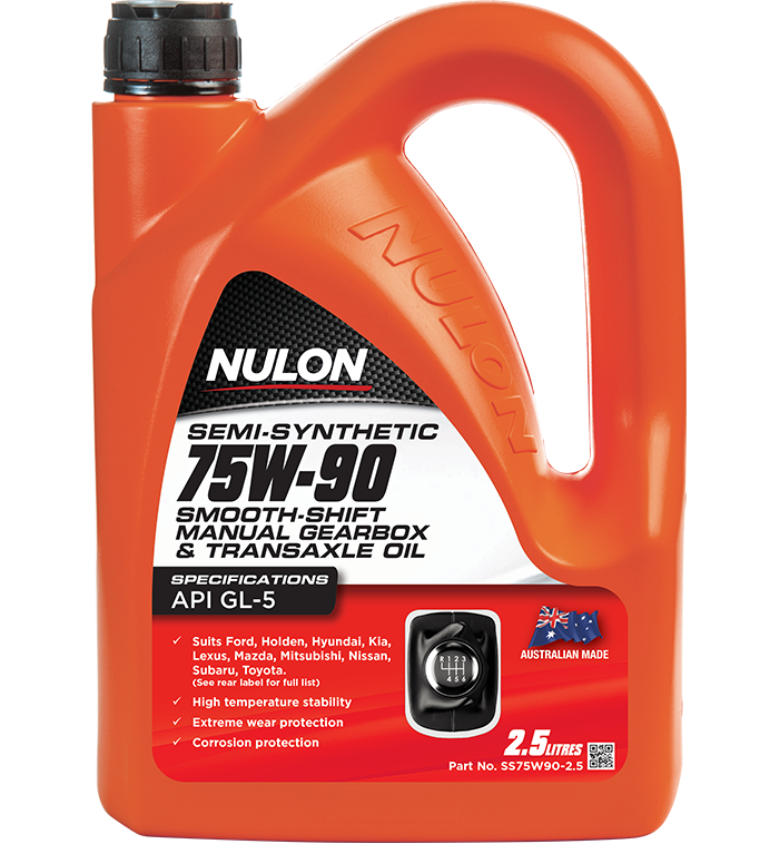Semi Synthetic 75W-90 Smooth Shift Manual Gearbox & Transaxle Oil - Nulon 2.5