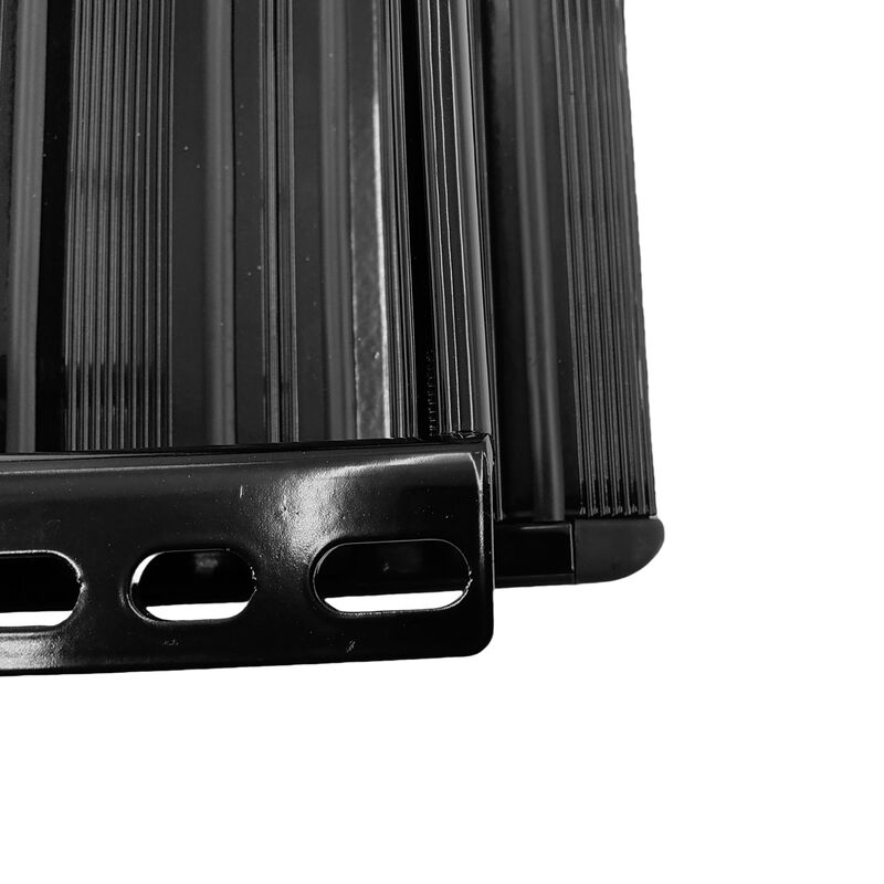 Single Caravan Step With Screws Kit Aluminium Black Pull Out Folding 550mm Fit For RV STEP-002 - Machter