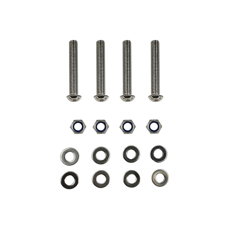 Double Caravan Step With Screws Kit Aluminum Black Pull Out Folding Fit For RV Camper Trailer STEP-003 - Machter