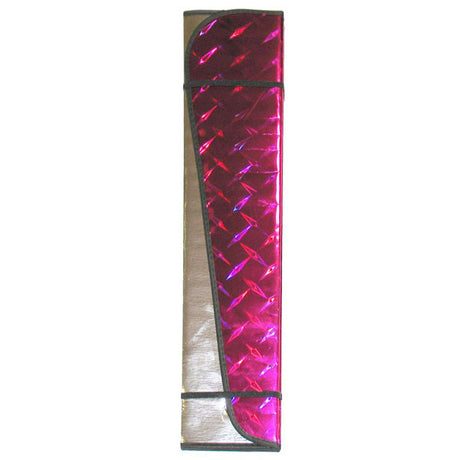 Sun Shade Metallic Pink Interior Foldable 147 x 70cm - AUTOKING | Universal Auto Spares