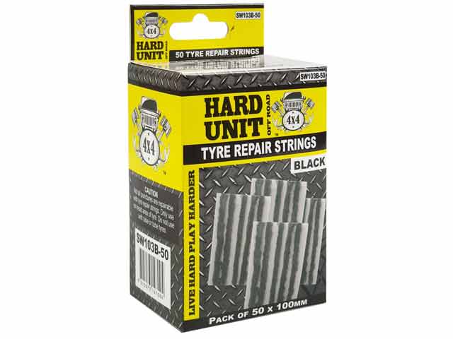 Tyre Strings 4" Black Set Of 50 - HARD UNIT | Universal Auto Spares