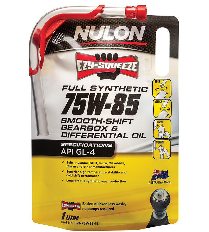 Full Synthetic 75W-85 Manual Gearbox and Transaxle Oil - Nulon 1L