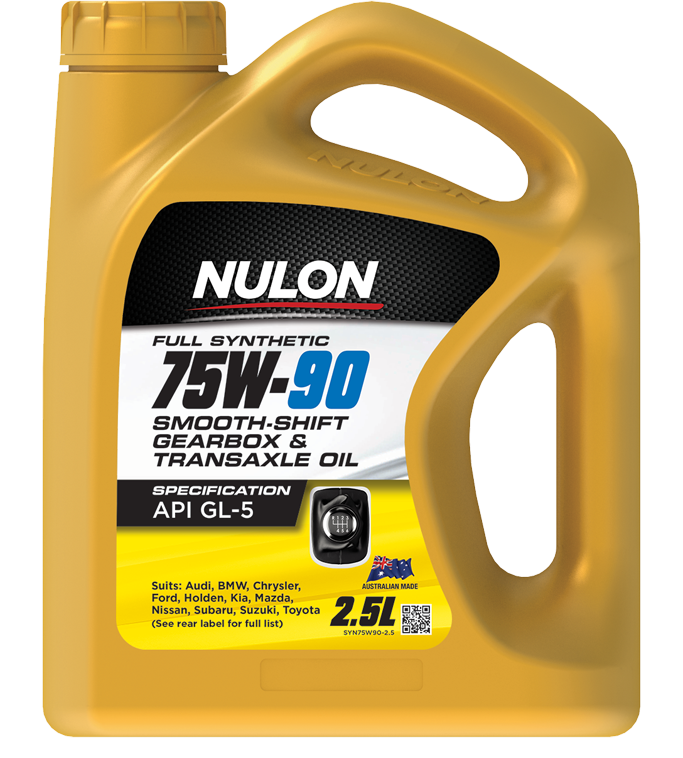 Full Synthetic 75W-90 Performance Manual Transaxle Oil 2.5L - Nulon | Universal Auto Spares