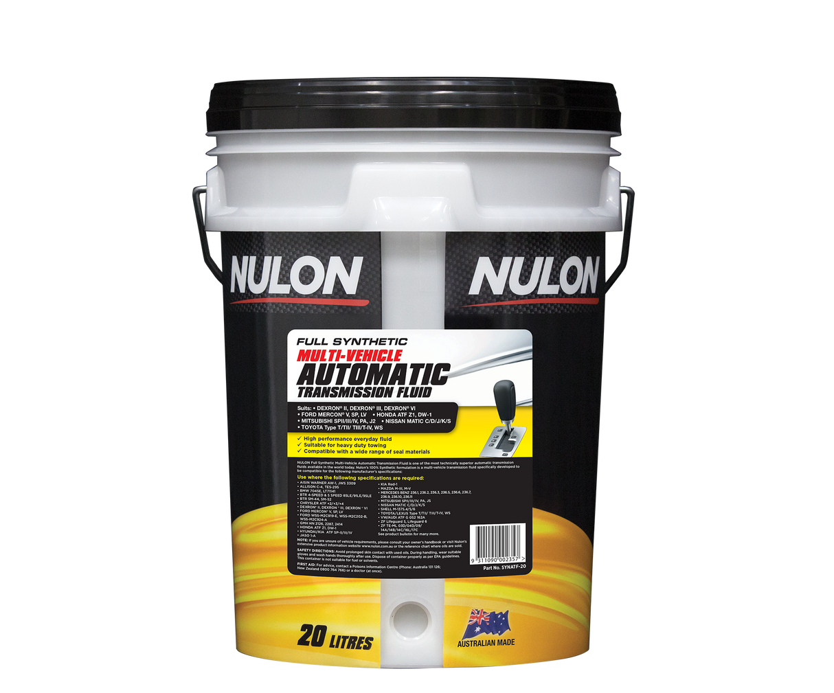 Full Synthetic Multi Vehicle Automatic Transmission Fluid - Nulon | Universal Auto Spares