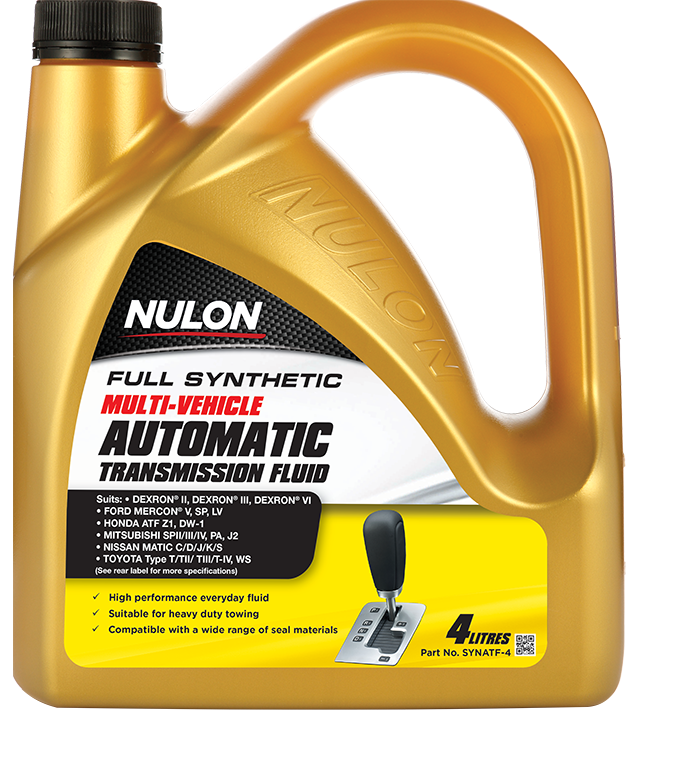 Full Synthetic Multi Vehicle Automatic Transmission Fluid - Nulon 4L
