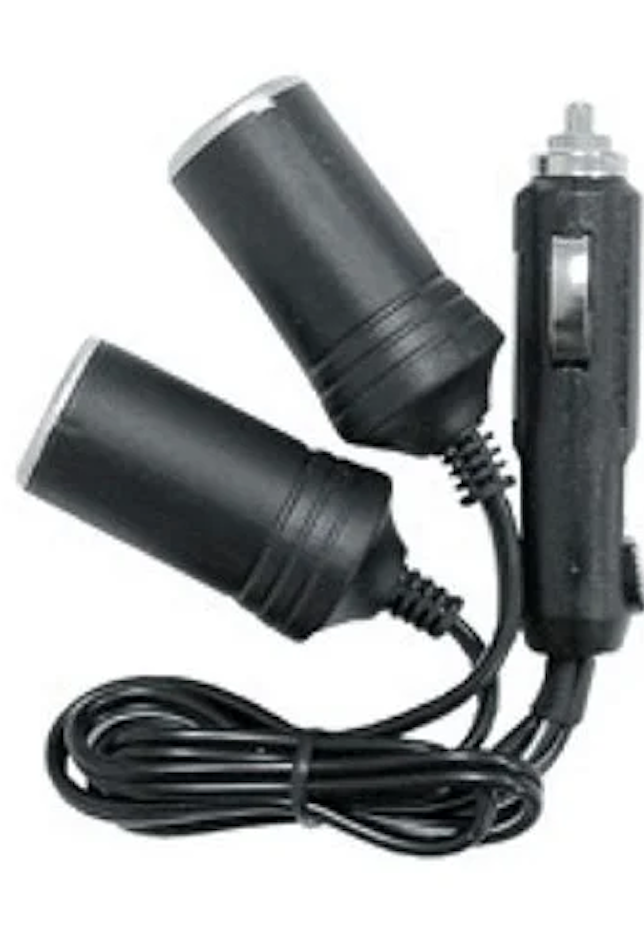 Cigarette Lighter Accessory Socket With 2 Seperate Outlets - Charge