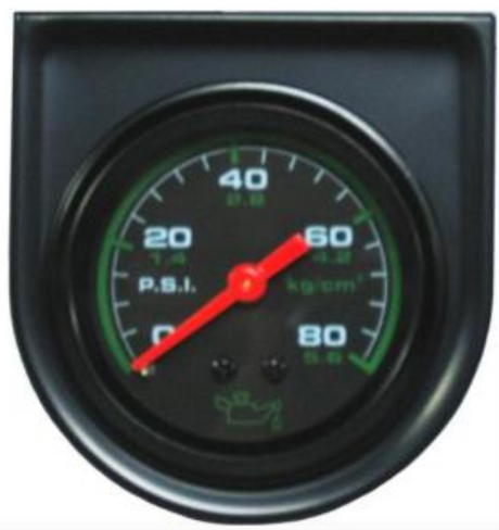 Oil Pressure Mechanical Gaugee 0-80 PSI/5.6 kg/cm 72" - TRISCO | Universal Auto Spares