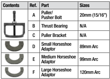 Drive Wheel Hub & Bearing Remover & Installer Kit - PKTool