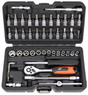 46 Piece Socket, Ratchet & Bits Set - PKTool