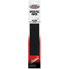 5 Sheets Speed File Paper Stick-On 40 Grit - Motospray