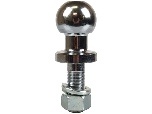 Tow Ball Chrome 62mm Long Shank 50mm x 7/8" 3500kg Capacity - AUTOKING